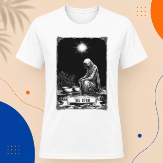 Pánské tričko - The Star - Hvězda - Tarot - Velká Arkána